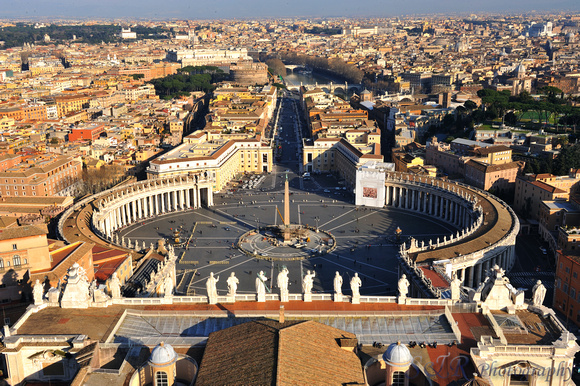 St Peters Square and Rome
